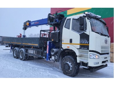 Бортовой FAW CA3250 с КМУ DONGYANG SS2725LB