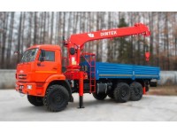 Универсальное решение для грузоподъемных работ – DINTEK LS1256 на базе КАМАЗ