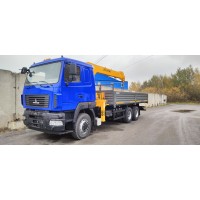 Бортовой МАЗ-6312С5 с КМУ SOOSAN SCS 746L TOP