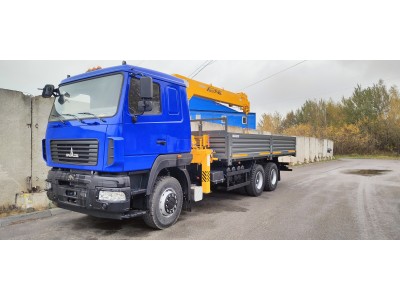 Бортовой МАЗ-6312С5 с КМУ SOOSAN SCS 746L TOP