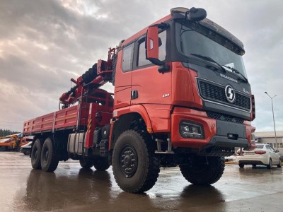 Бортовой SHACMAN X3000 с КМУ HORYONG HRS216 с буром