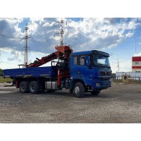 Бортовой SHACMAN X3000 с КМУ HORYONG HRS216 с буром