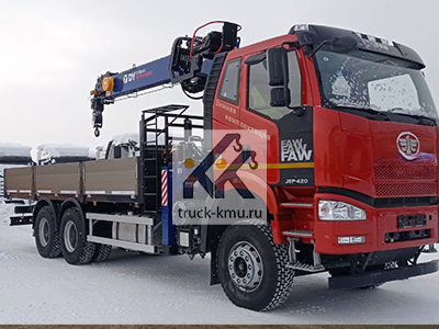 Бортовой FAW 3250 с КМУ DONGYANG 1956 Бортовой FAW 3250 с КМУ DONGYANG 1956