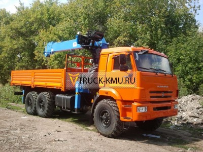 Бортовой КАМАЗ-43118 с КМУ DONGYANG 1956