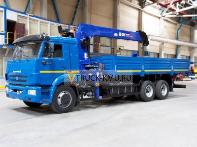 Бортовой КАМАЗ-65115 с КМУ DONGYANG SS2037