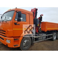 Бортовой КАМАЗ-65115 с КМУ FASSI F195 Бортовой КАМАЗ-65115 с КМУ FASSI F195