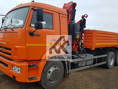 Бортовой КАМАЗ-65115 с КМУ FASSI F195 Бортовой КАМАЗ-65115 с КМУ FASSI F195
