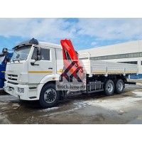 Бортовой КАМАЗ-65115 с КМУ FASSI F215 Бортовой КАМАЗ-65115 с КМУ FASSI F215
