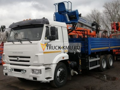 Бортовой КАМАЗ-65115 с КМУ ГАЛИЧАНИН КМА-150