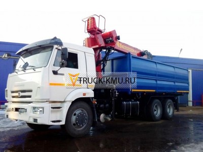 Самосвал КАМАЗ-65115 с КМУ ГАЛИЧАНИН КМА-150
