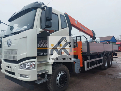Бортовой FAW 3250 с КМУ HANGIL HGC 1026 Бортовой FAW 3250 с КМУ HANGIL HGC 1026