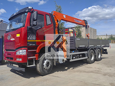 Бортовой FAW 3250 с КМУ HANGIL HGC 986 Бортовой FAW 3250 с КМУ HANGIL HGC 986