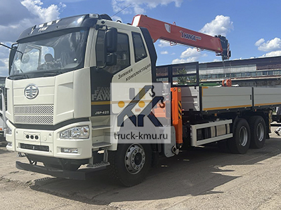 Бортовой FAW 3250 с КМУ HANGIL HGC 987 Бортовой FAW 3250 с КМУ HANGIL HGC 987