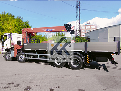 Бортовой FAW 3310 с КМУ HANGIL HGC1235 Бортовой FAW 3310 с КМУ HANGIL HGC1235
