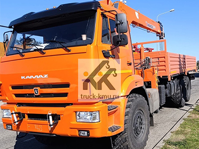 Бортовой КАМАЗ-43118 с КМУ HANGIL HGC 756 Бортовой КАМАЗ-43118 с КМУ HANGIL HGC 756