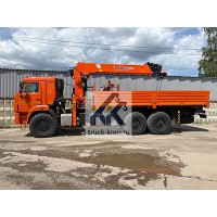 Бортовой КАМАЗ-43118 с КМУ HANGIL HGC 987 Бортовой КАМАЗ-43118 с КМУ HANGIL HGC 987