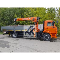 Бортовой КАМАЗ-43253 с КМУ HANGIL HGC 756 Бортовой КАМАЗ-43253 с КМУ HANGIL HGC 756