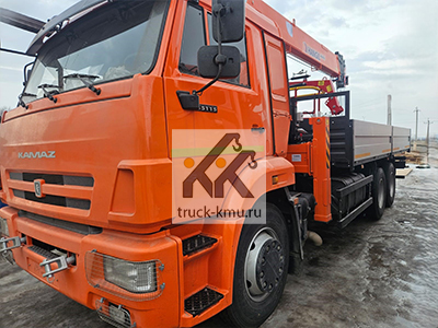 Бортовой КАМАЗ-65115 с КМУ HANGIL HGC 986 Бортовой КАМАЗ-65115 с КМУ HANGIL HGC 986