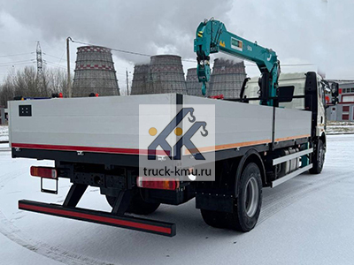 Бортовой FAW 1180 с КМУ HKTC HLC 5014 Бортовой FAW 1180 с КМУ HKTC HLC 5014