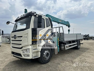 Бортовой FAW 1180 с КМУ HKTC HLC 7016 Бортовой FAW 1180 с КМУ HKTC HLC 7016