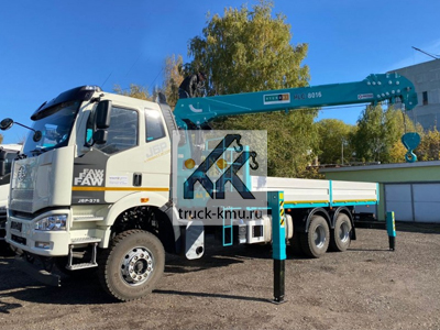 Бортовой FAW 3250 с КМУ HKTC HLC 8016 Бортовой FAW 3250 с КМУ HKTC HLC 8016