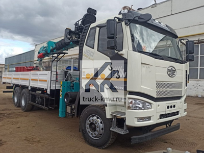 Бортовой FAW 3250 с КМУ HKTC HLC 8026 Бортовой FAW 3250 с КМУ HKTC HLC 8026