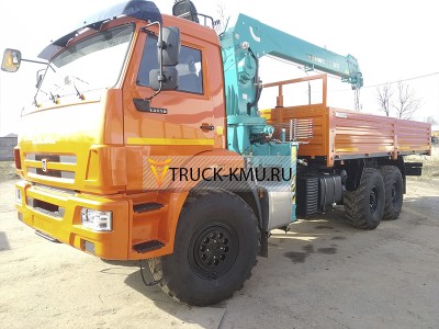 Бортовой КАМАЗ-43118 с КМУ HKTC HLC-8016L
