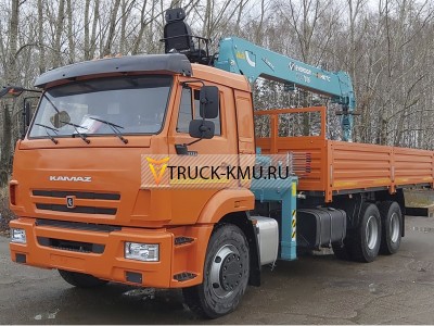 Бортовой КАМАЗ-65115 с КМУ HKTC HLC-7016L
