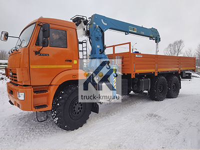Бортовой КАМАЗ-43118 с КМУ HKTC HLC 7016 Бортовой КАМАЗ-43118 с КМУ HKTC HLC 7016