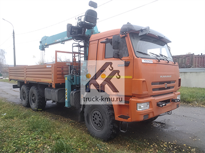 Бортовой КАМАЗ-43118 с КМУ HKTC HLC 8016 Бортовой КАМАЗ-43118 с КМУ HKTC HLC 8016