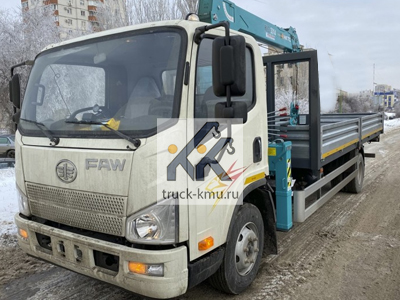 Бортовой FAW Tiger с КМУ HKTC HLC 3014 Бортовой FAW Tiger с КМУ HKTC HLC 3014