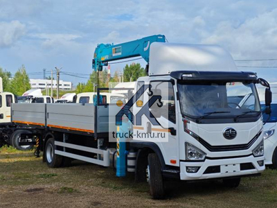 Бортовой FAW Tiger с КМУ HKTC HLC 5014 Бортовой FAW Tiger с КМУ HKTC HLC 5014