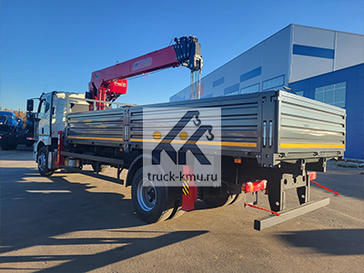 Бортовой FAW 1180 с КМУ HORYONG HRS206 Бортовой FAW 1180 с КМУ HORYONG HRS206