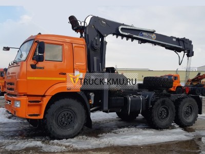 Тягач КАМАЗ-43118 с КМУ HORYONG HRS216