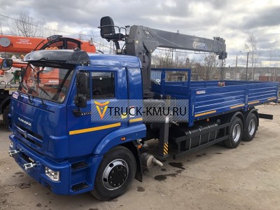 Бортовой КАМАЗ-65117 с КМУ HORYONG HRS206