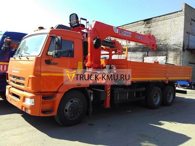 Бортовой КАМАЗ-65115 с КМУ KANGLIM KS1256G-II