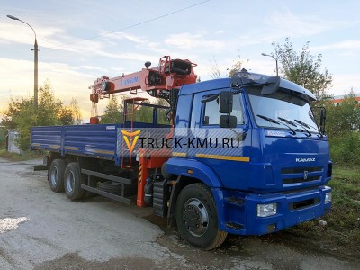 Бортовой КАМАЗ-65117 с КМУ KANGLIM KS1256G-II