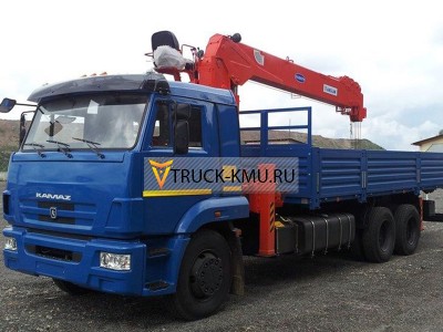 Бортовой КАМАЗ-65117 с КМУ KANGLIM 2056H